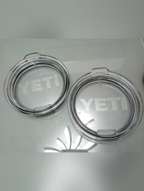 YETI Rambler 30 oz Clear BPA Free Tumbler Lids New - Set of 2